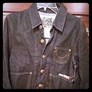 NWT True Religion Jean Jacket. Women's Large